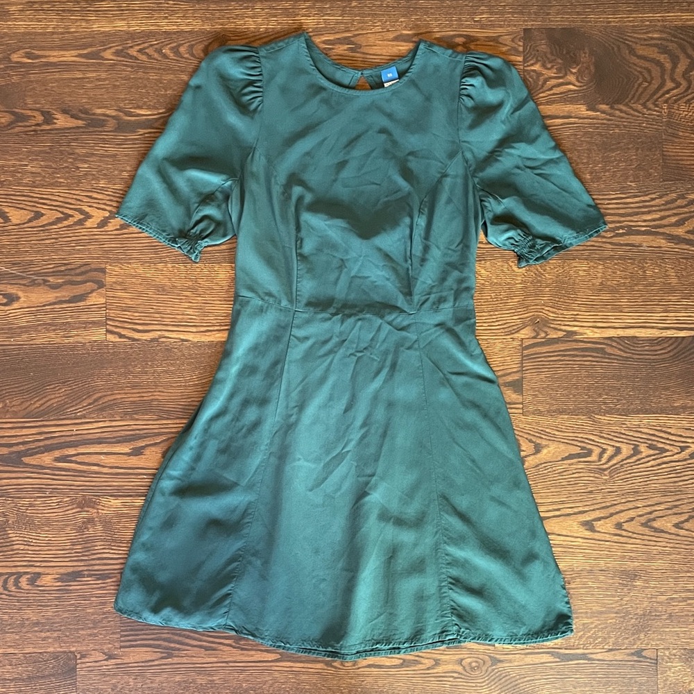Old Navy Dark Teal Skater Mini Dress